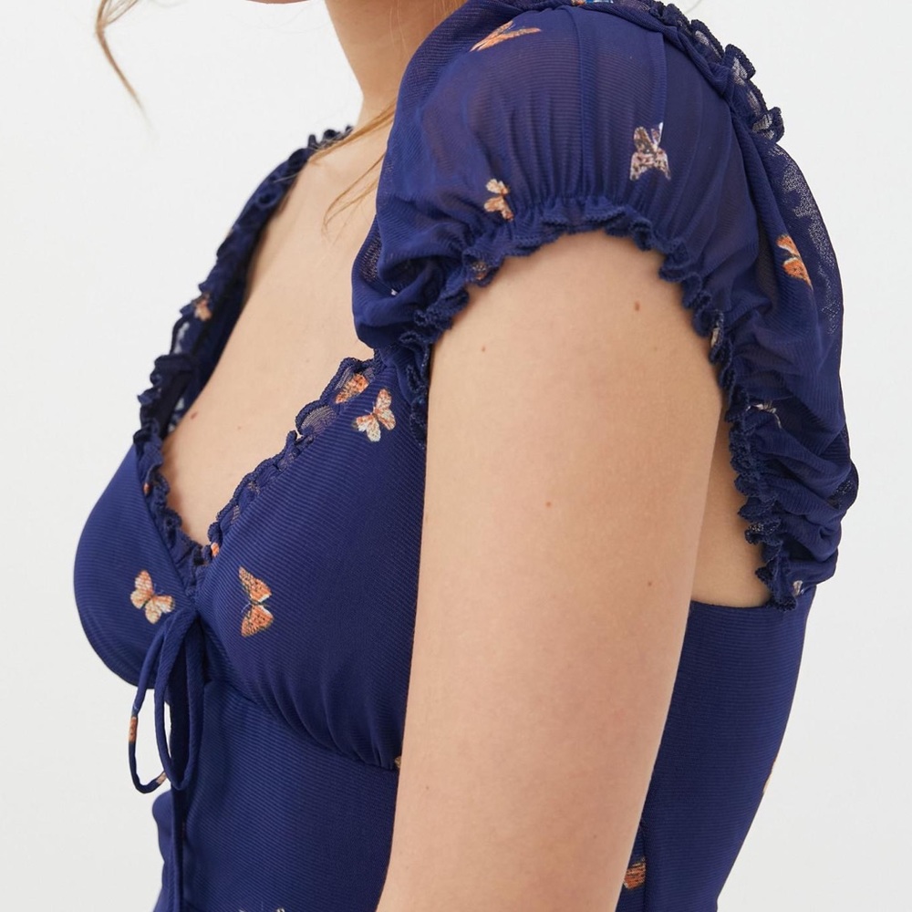 NWOT | OU Butterfly mini dress
